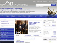 Tablet Screenshot of cnb.cz
